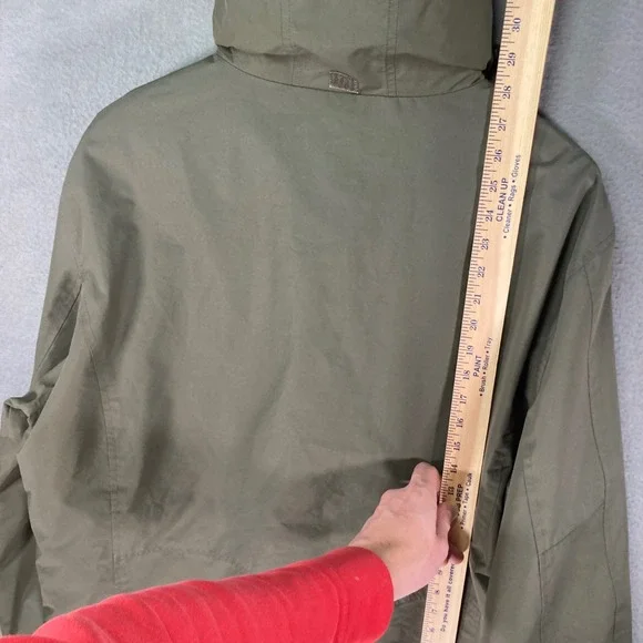 London Fog Men's‎ Green Full Zip Hooded Lightweight Jacket XL Made in Vietnam - Picture 4 of 10